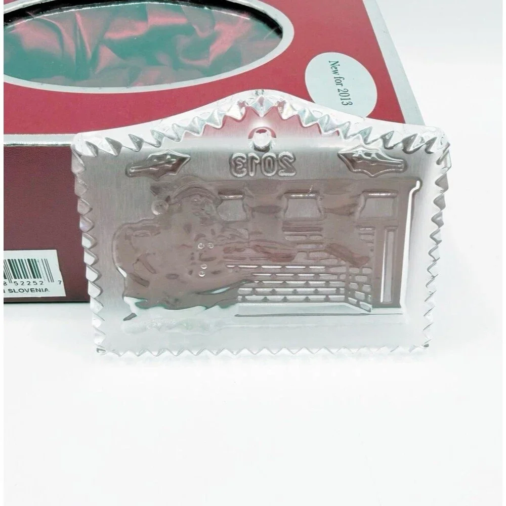Waterford Crystal 2013 Twas the Night Christmas Santa Ornament 160060 *READ